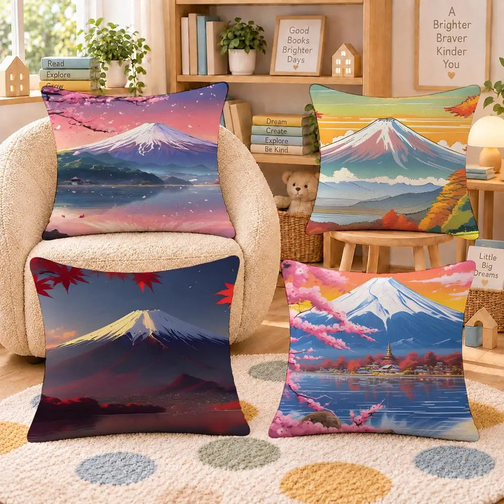 Housse de Coussin Fujisan (6 modèles et 6 tailles)