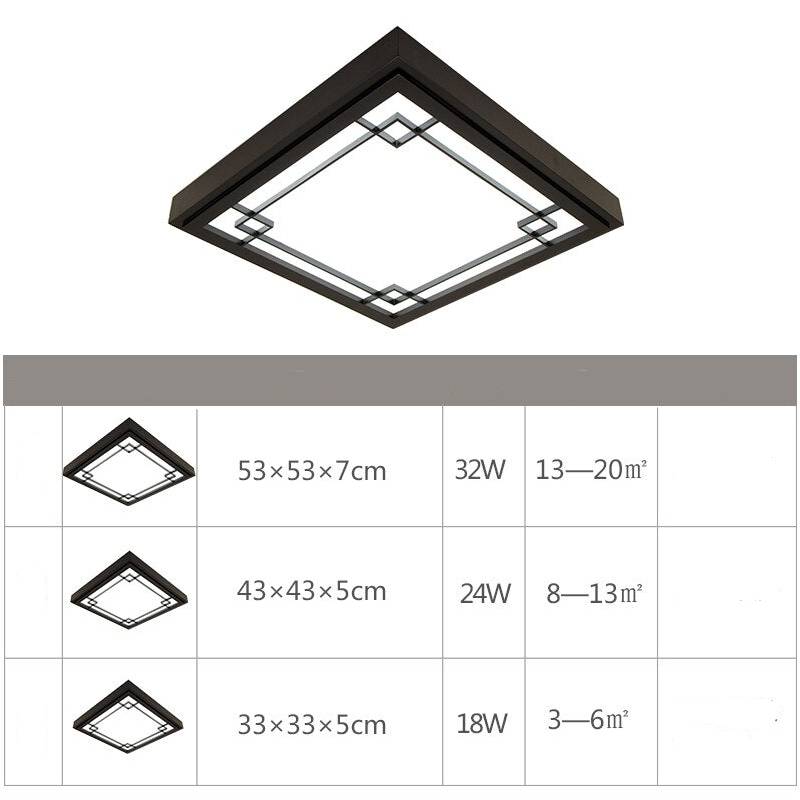 Plafonnier Miyuki (3 tailles et lumière chaude ou blanche)