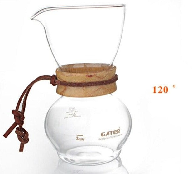 Cafetière Michico (avec filtre en flanelle, métallique ou les deux)