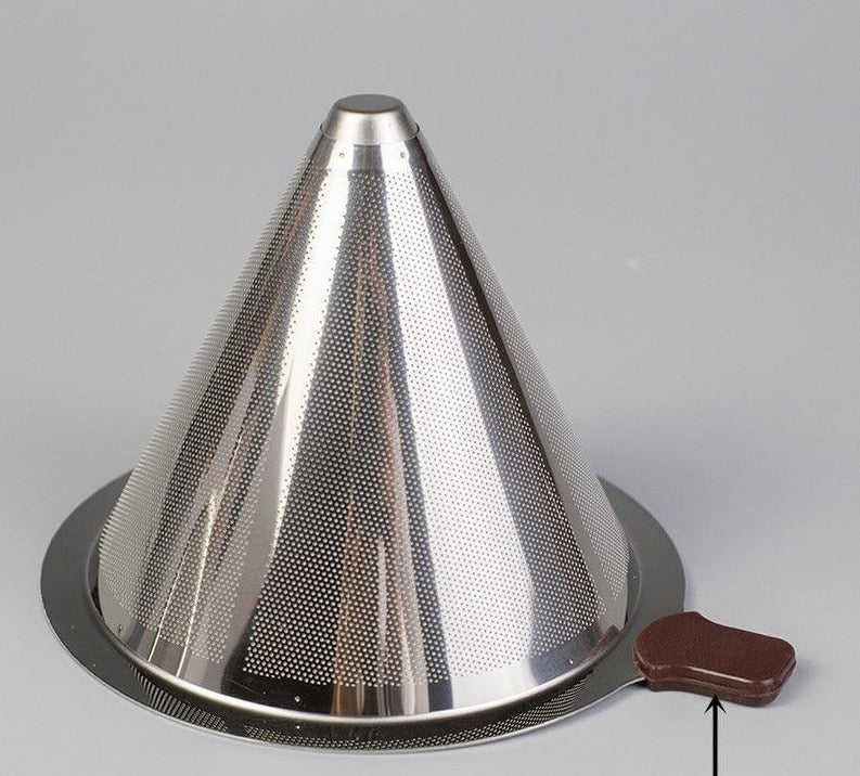 Cafetière Michico (avec filtre en flanelle, métallique ou les deux)