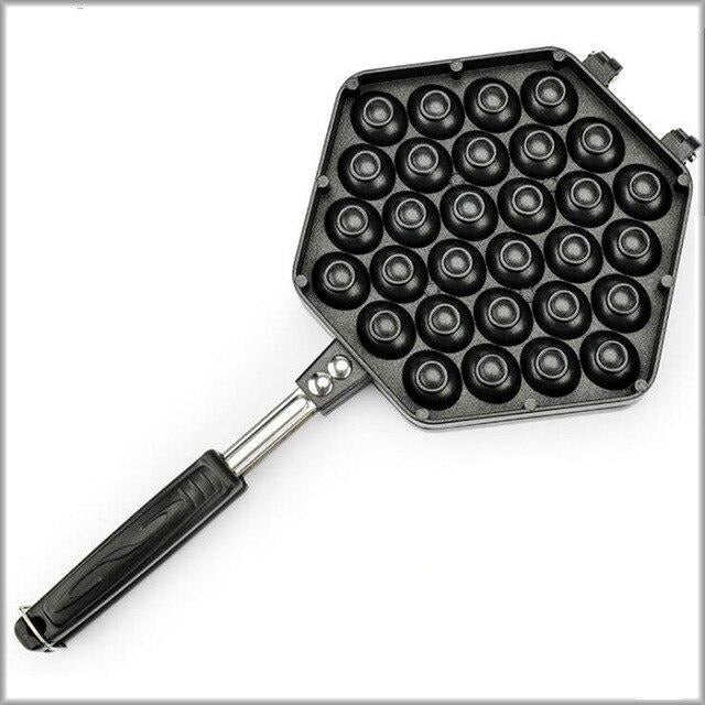 Poêle à Takoyaki En Fonte D'aluminium Antiadhésive - 32,5x15,5 Cm, Avec 4 Aiguilles, Pour Petits Gâteaux Ou œufs
