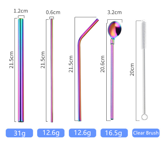 Ensemble de Baguettes, Couverts et Petites cannes de Luxe Moriarty (5 couleurs)