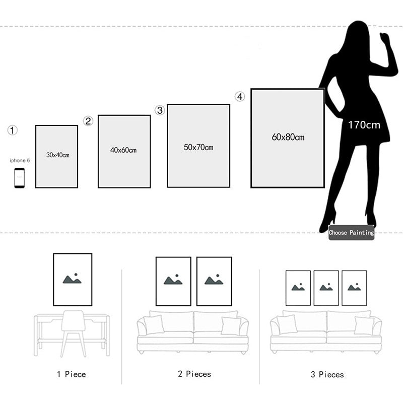 Toile Lever du Soleil Katsuobushi (8 tailles)