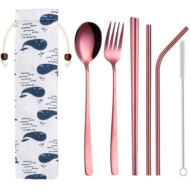Ensemble de Baguettes et Couverts Seibu (5 couleurs)