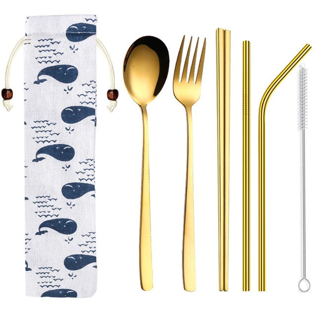 Ensemble de Baguettes et Couverts Seibu (5 couleurs)