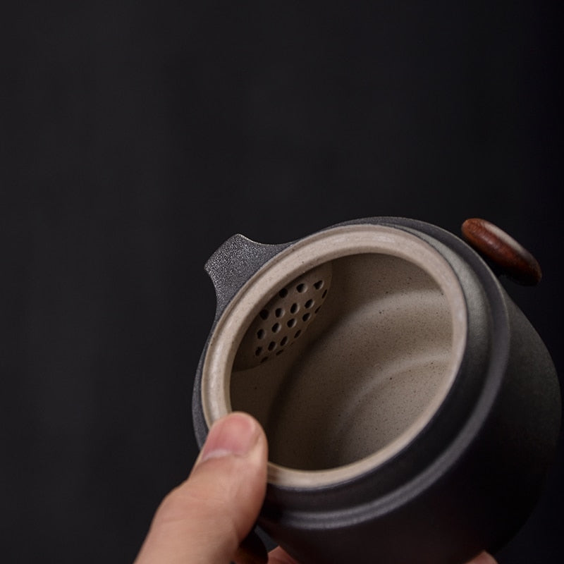 Théière avec 2 Tasses à Thé et Set de Voyage Hitomi (4 couleurs)