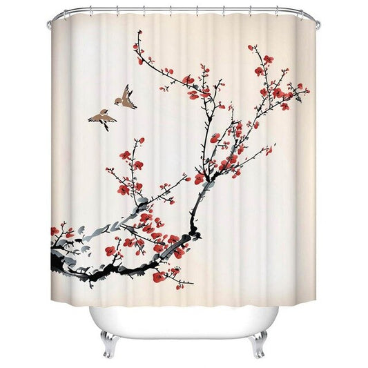 Rideau de Douche Sakura en Fleur IV (5 tailles)