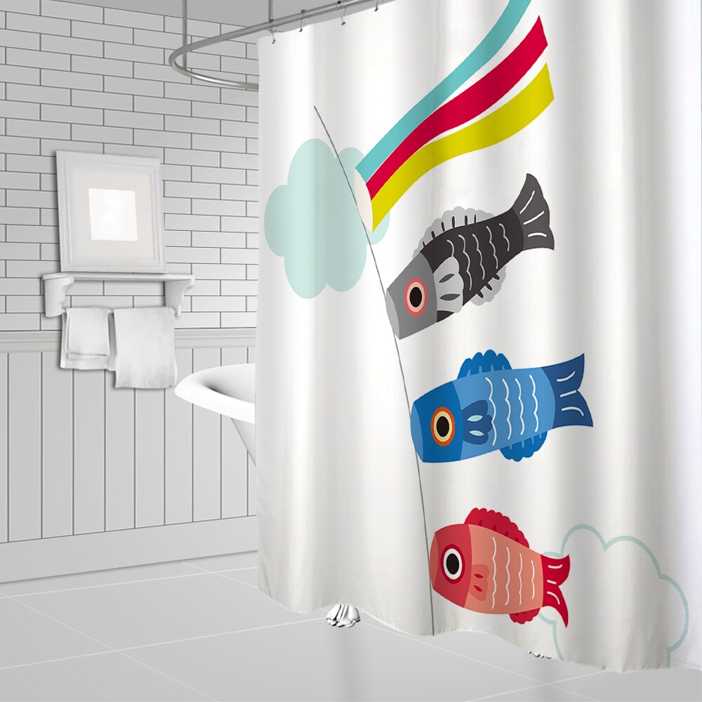 Rideau de Douche Drapeaux Koinobori (5 tailles)