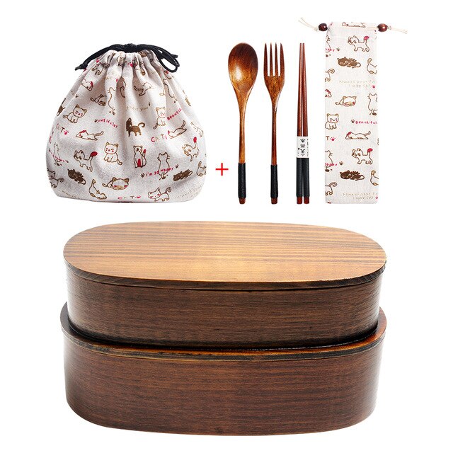 Lot de 2 Bentos et Couverts Ayakura (4 modèles et 2 couleurs)