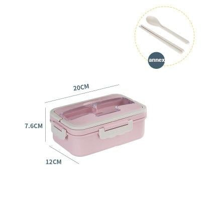 Lot de Bento et Couverts Hyuga (3 couleurs)