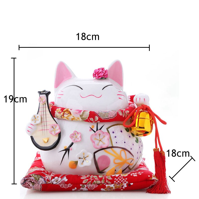 Maneki Neko Hanasaki (3 couleurs)