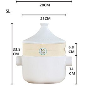 Donabe avec Vapeur Tenkawa (2 capacités et 2 cache-pots)