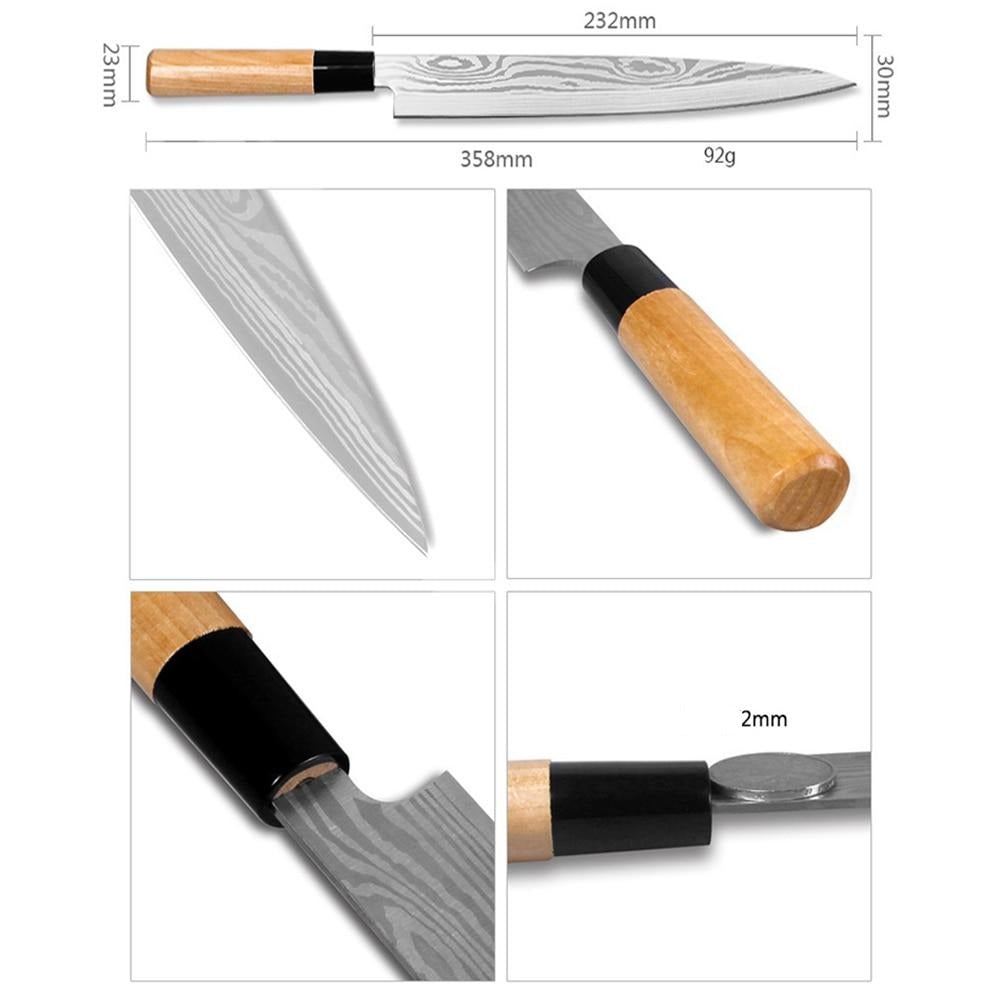 Couteau à Sushi Kusatsu-Shirane (2 modèles)