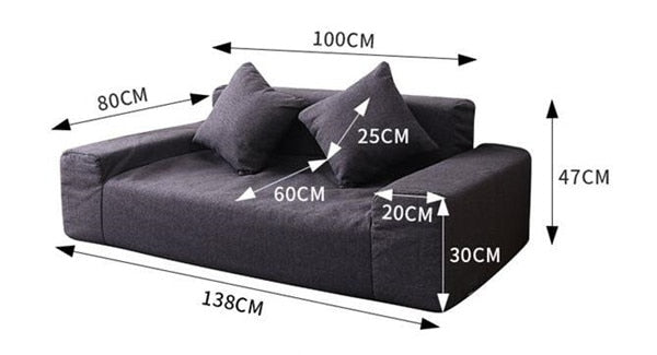 Canapé Ohatsu (3 couleurs)