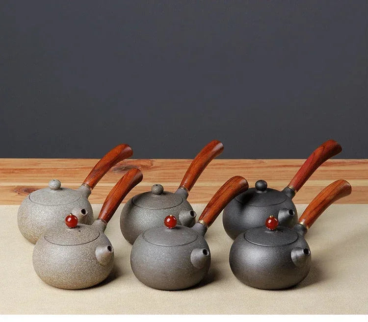 Théières kyusu Nikko dans les 6 couleurs