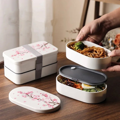 Boîte Bento Hongk avec Couverts, Gourde et Sac (2 tailles)