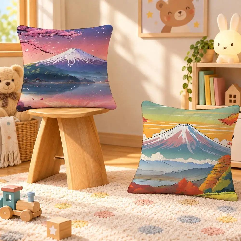 Housse de Coussin Fujisan (6 modèles et 6 tailles)