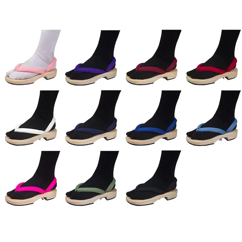 Sandales Geta Asakusa (10 couleurs et 12 tailles)