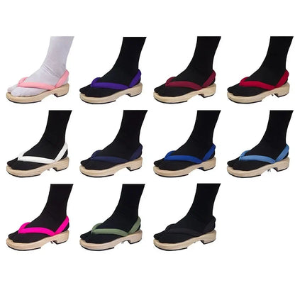 Sandales Geta Asakusa (10 couleurs et 12 tailles)