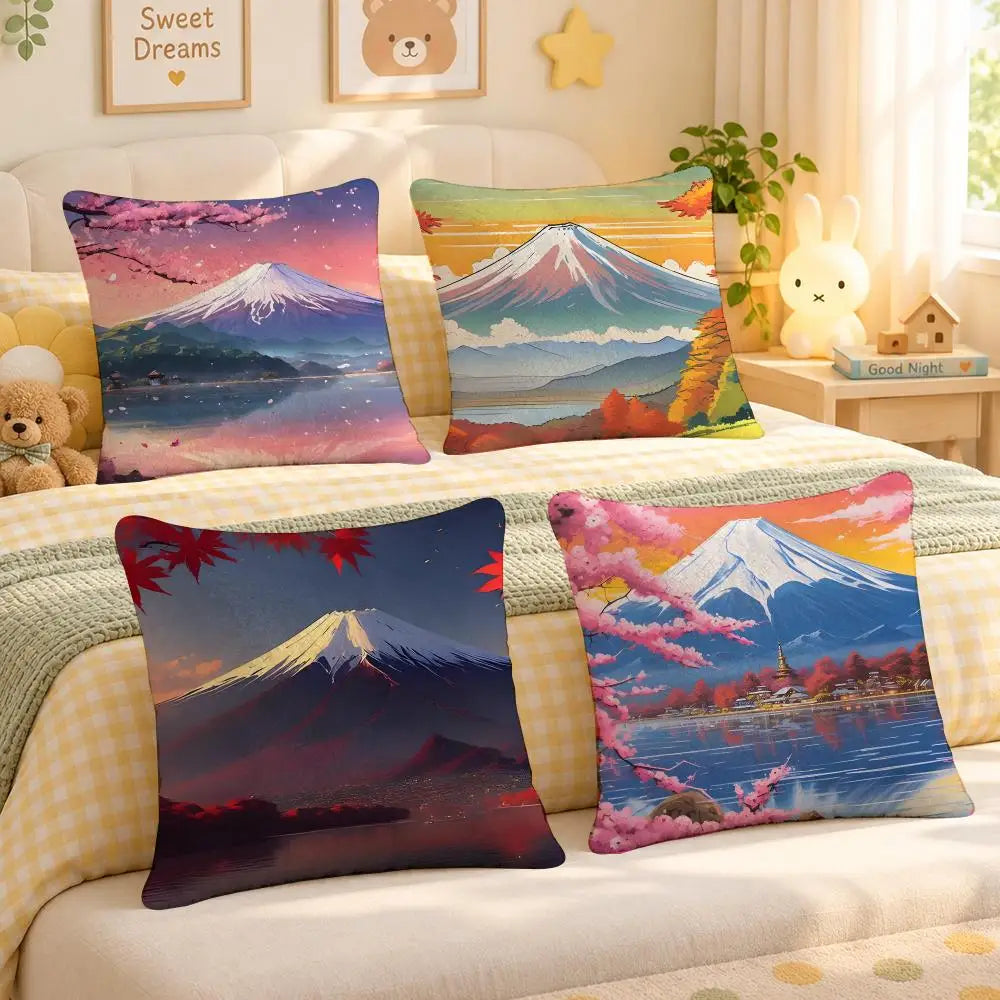 Housse de Coussin Fujisan (6 modèles et 6 tailles)