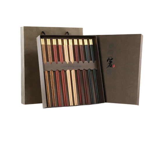 Lot de 10 Paires de Baguettes Buntarō (6 Couleurs)