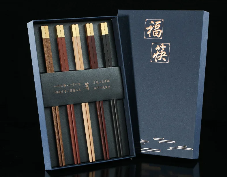 Lot de 5 Paires de Baguettes Bokuta (6 Couleurs)