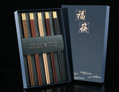 Lot de 5 Paires de Baguettes Bokuta (6 Couleurs)