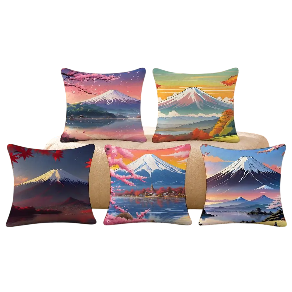 Housse de Coussin Fujisan (6 modèles et 6 tailles)