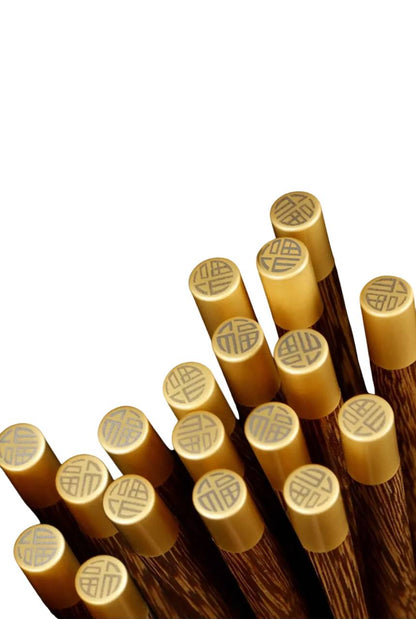 Lot de 10 Paires de Baguettes Bunji (2 Couleurs)