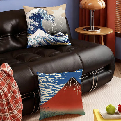 Housse de Coussin Hokusai Ukiyo-e (5 modèles et 8 tailles)