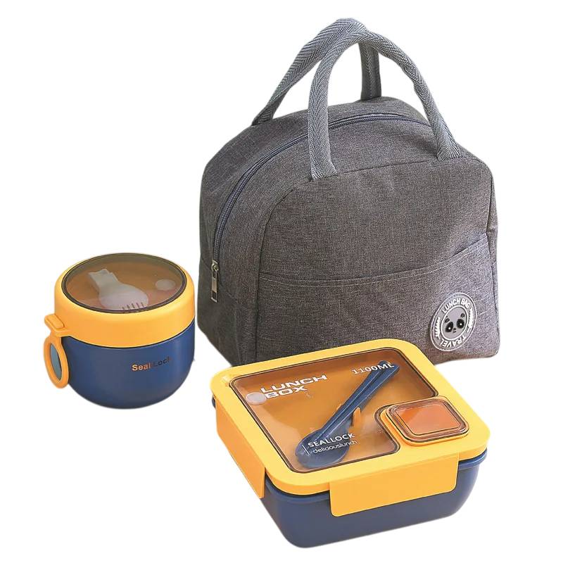 Lot de Bento et Couverts Kouwo (4 Couleurs)