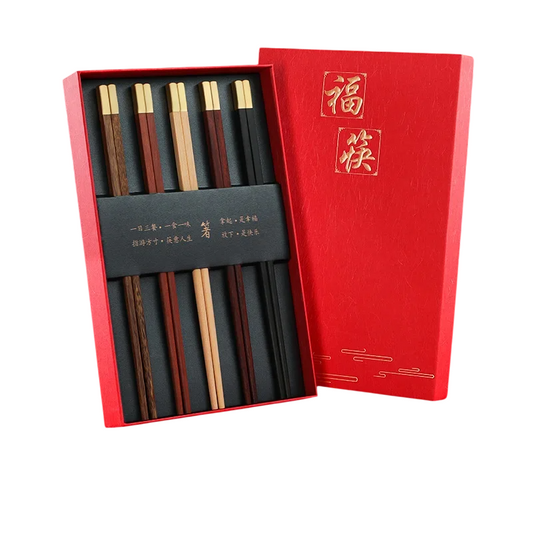 Lot de 5 Paires de Baguettes Bokuto (6 Couleurs)