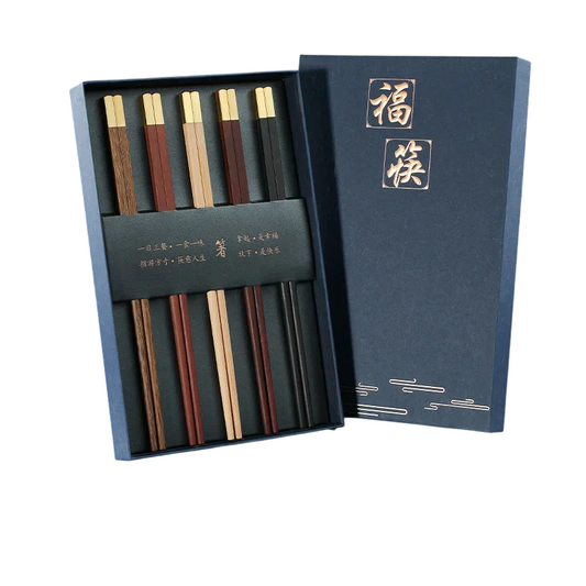 Lot de 5 Paires de Baguettes Bokuta (6 Couleurs)