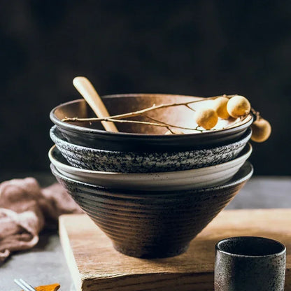 Bols à ramen Hakata II empilés