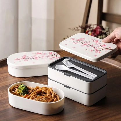 Boîte Bento Hongk avec Couverts, Gourde et Sac (2 tailles)