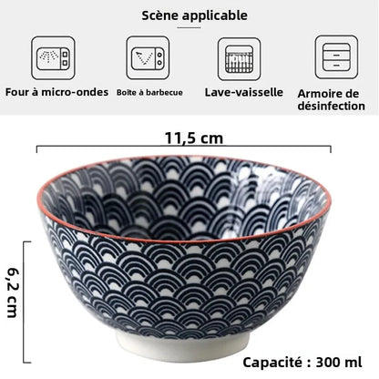 4 Bols à Riz Obashi (18 Couleurs)