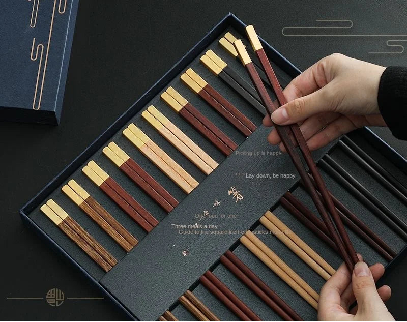 Lot de 5 Paires de Baguettes Bokuto (6 Couleurs)