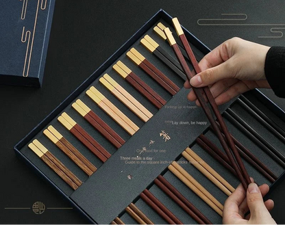 Lot de 5 Paires de Baguettes Bokuto (6 Couleurs)