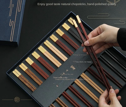 Lot de 5 Paires de Baguettes Bokuta (6 Couleurs)