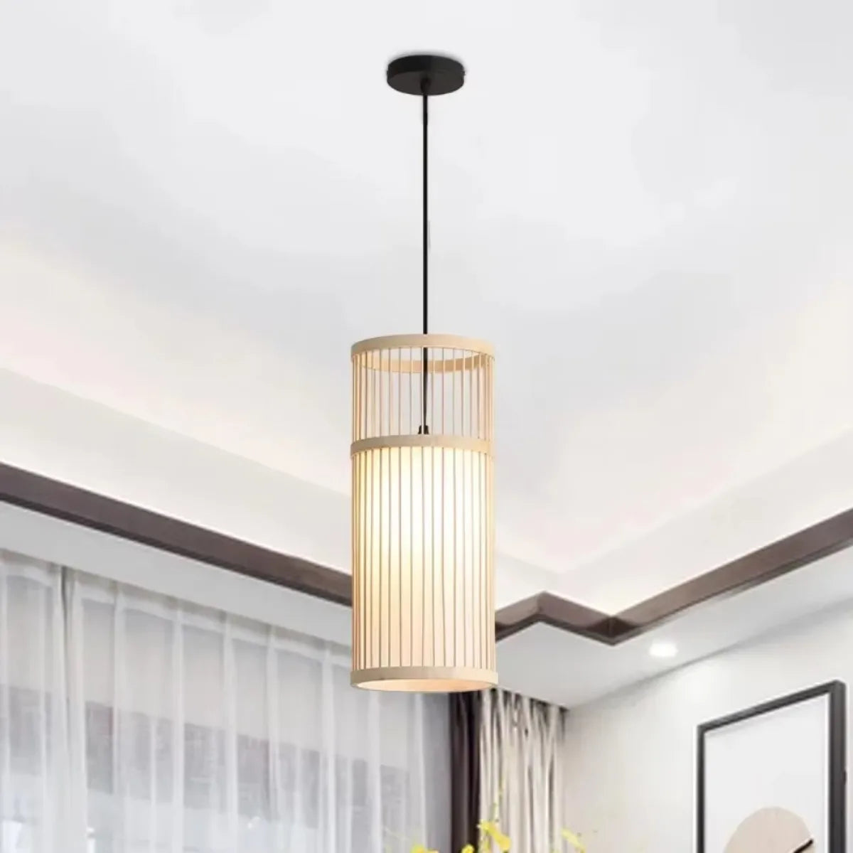 Lampe Suspendue en Bambou Arashiyama (2 couleurs)