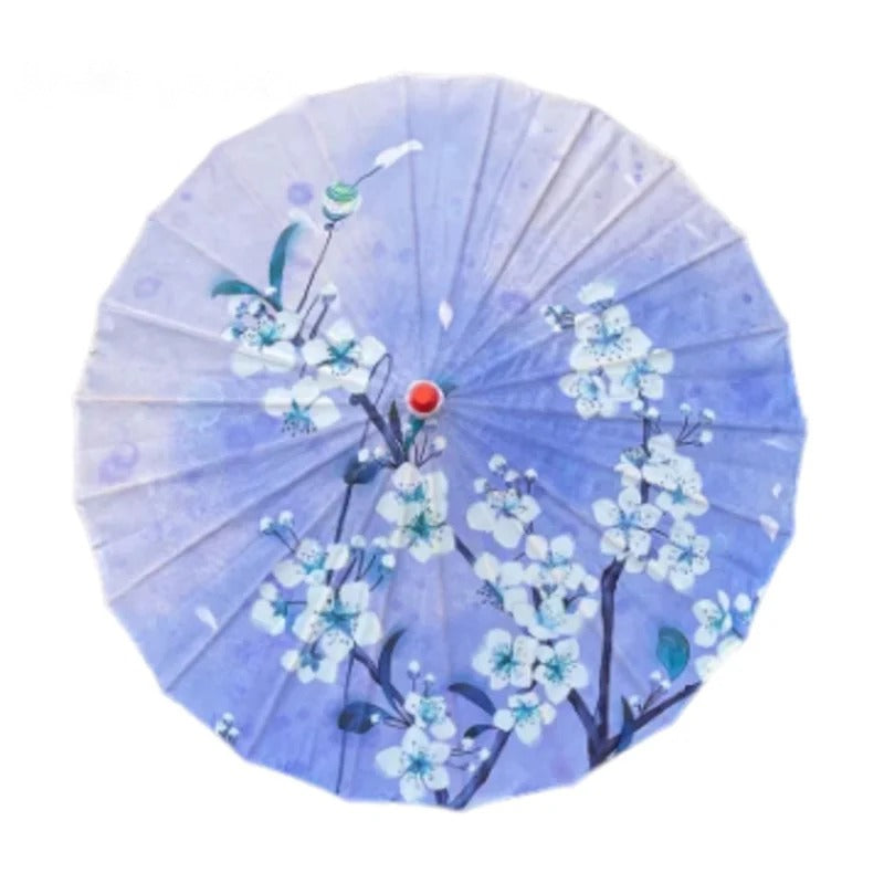Ombrelle japonaise Yoshino lavande fleurie
