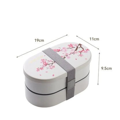Boîte Bento Hongk avec Couverts, Gourde et Sac (2 tailles)