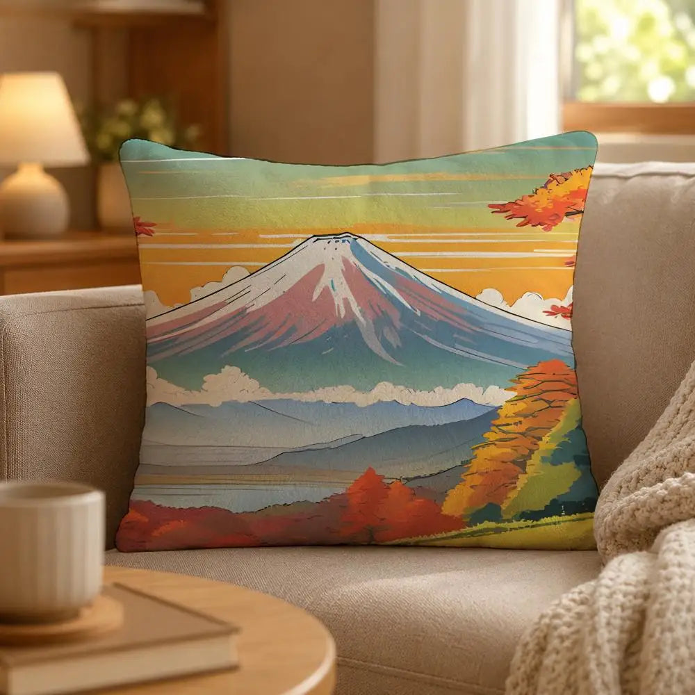 Housse de Coussin Fujisan (6 modèles et 6 tailles)
