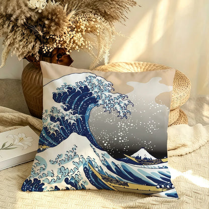 Housse de Coussin Hokusai Ukiyo-e (5 modèles et 8 tailles)