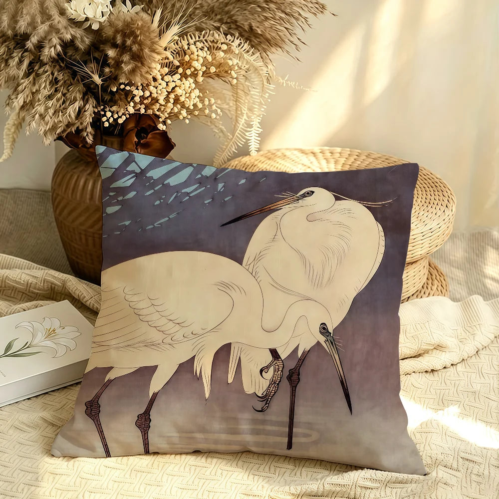 Housse de Coussin Hokusai Ukiyo-e (5 modèles et 8 tailles)