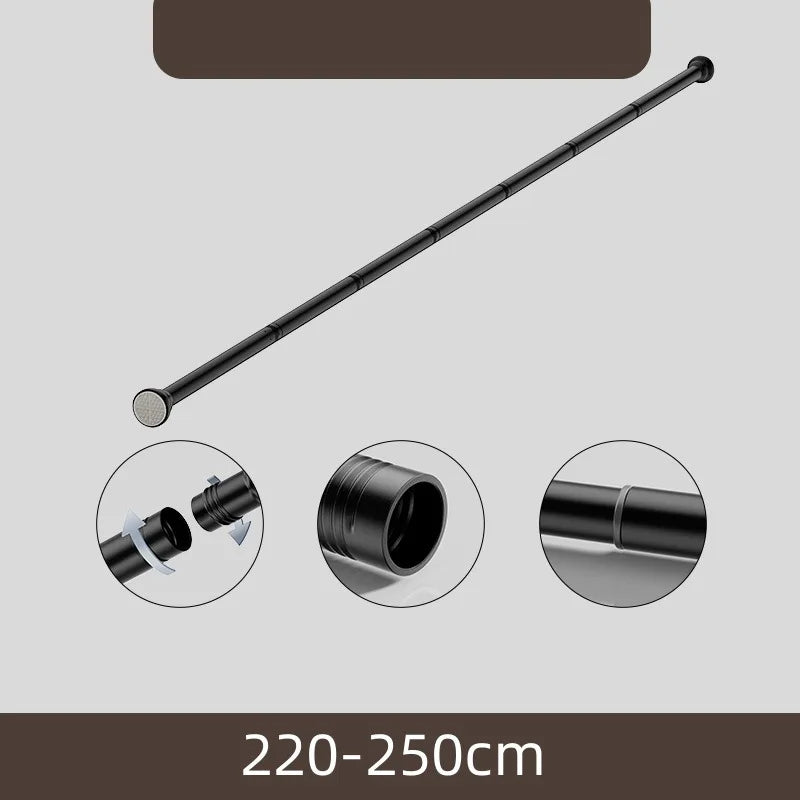 Tringle à Rideaux Réglable Hida (7 Tailles et 2 Couleurs)