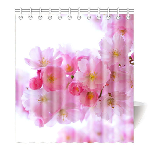 Rideau de Douche Fleurs de Sakura (6 tailles)