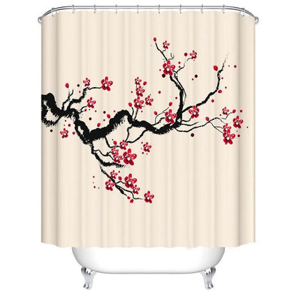 Rideau de Douche Sakura en Fleur II (5 tailles)