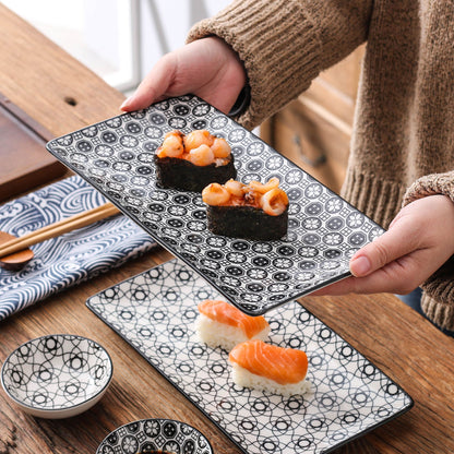 Ensemble D'assiettes à Sushi, Bols à Sauce et Baguettes Wnza