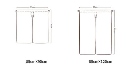 Rideau Noren Tottori (2 tailles ou personnalisées)